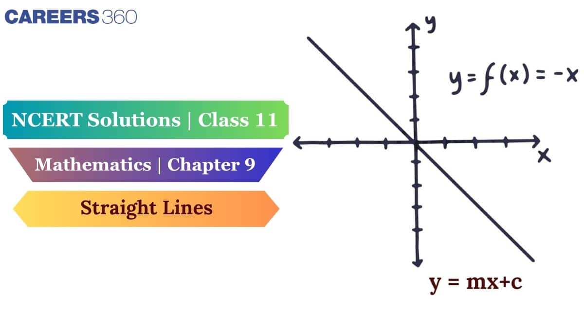 NCERT Solutions for Class 11 Maths Chapter 9 Straight Lines